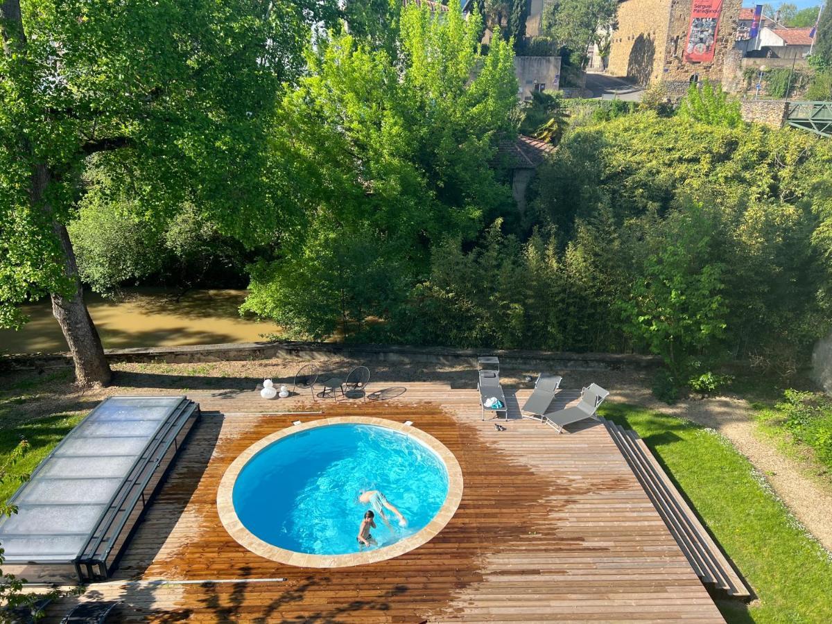 L'Escale Du Midou Hotell Mont-de-Marsan Exteriör bild